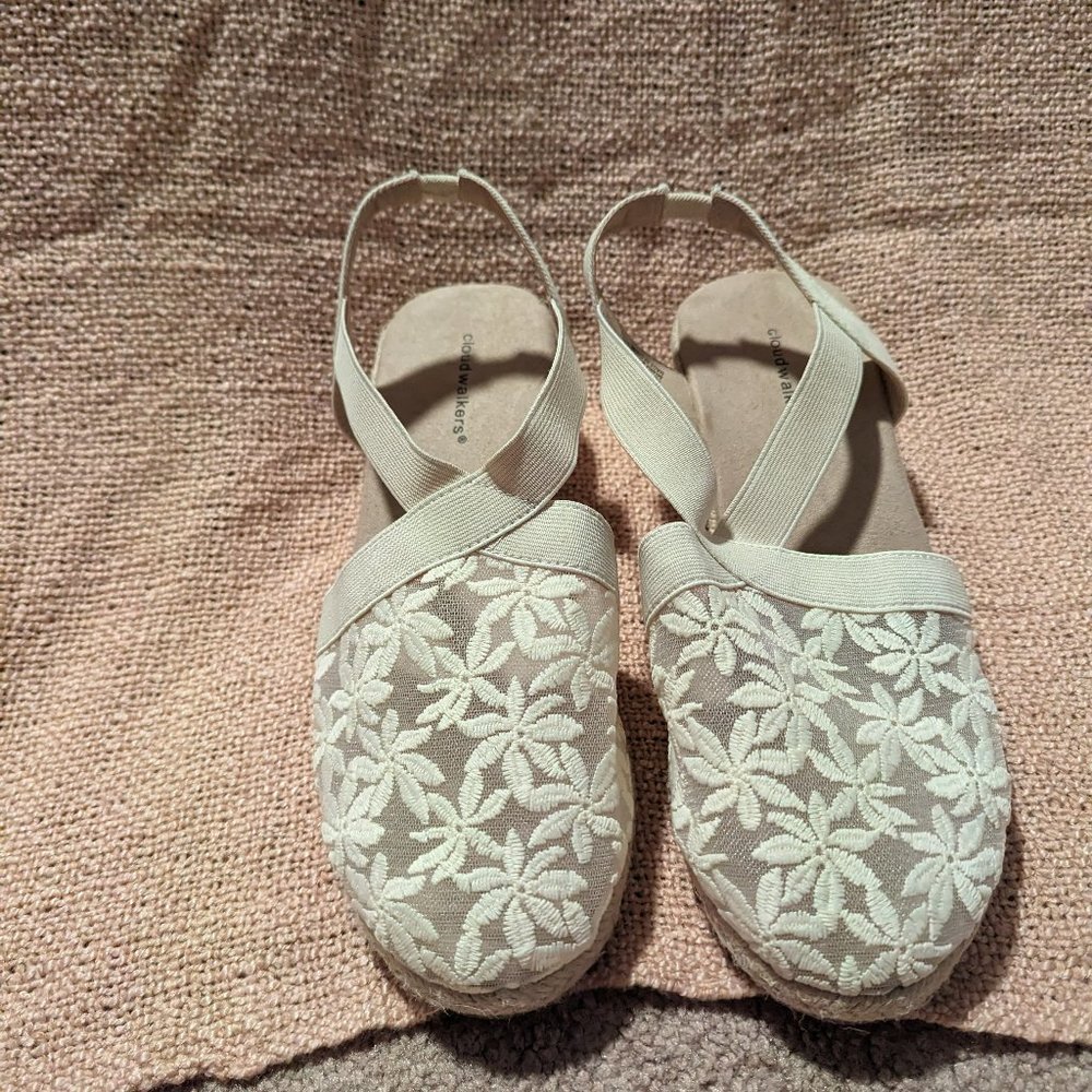 Cloudwalkers cream espadrille